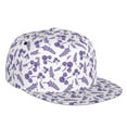 thumbnail image 1 of Fotbe Lavender Flowers Flat Bill Visor Cap Classic Snapback Hat Polyester Foam Trucker Hat Trucker Cap Adjustable Baseball Cap, 1 of 9