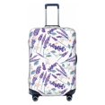thumbnail image 1 of Fotbe Lavender Flowers Luggage Cover Protector,Suitcase Protector,Scratch and Dirt Resistant,Fits 18-32 Inch Luggage-Large, 1 of 8