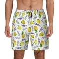 thumbnail image 1 of Fotbe Lavender Flowers Men’s Swim Trunks Quick Dry Swim Shorts Board Shorts with Mesh Lining-XX-Large, 1 of 9