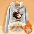 thumbnail image 1 of Women's Thanksgiving Turkey Print Warm Hoodie Lightweight Sweatshirts for Women Knitted Sweatshirt Women Hoodies Sweatshirts Lightweight Zip Hoodie Oversized Sweatshirt Women Women Hoodie Zipper Zip, 1 of 3