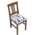 thumbnail image 1 of Fotbe Lavender Flowers Velvet Stretch Couch Cushion Cover Plush Cushion Slipcover for Chair Cushion Furniture Protector Seat Cushion Sofa Cover-16.9in, 1 of 9