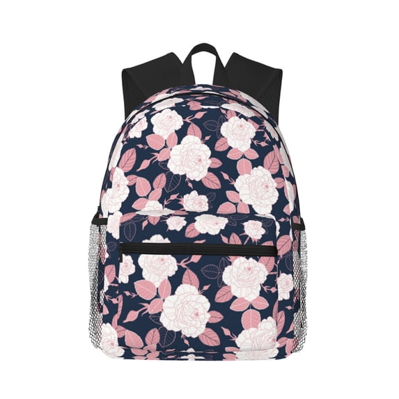 Fotbe Leaves Flower Lightweight Casual Laptop Backpack for Men and Women, Daily use Waterproof backpack, Backpack for College