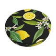 thumbnail image 1 of Fotbe Lemon Fruits Flowers Leaves Stool Covers Round,Waterproof Round Bar Stool Covers Bar Chair Covers Washable Stool Cushion Slipcover for 12-14 Inch Chair-12 inch, 1 of 7