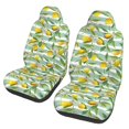 thumbnail image 1 of Fotbe Lemon Pattern Automotive Seat Covers for Cars Trucks and SUVs – Car Seat Covers for Front Seats,Protective Seat Covers,Vehicle Seat Covers, Set of 2, 1 of 1