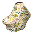 thumbnail image 1 of Fotbe Lemon Pattern Car Seat Covers for Babies, Nursing Breastfeeding Cover Infant Carseat Canopy, Soft Stretchy Carrier Cover, 1 of 9