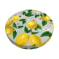 thumbnail image 1 of Fotbe Lemon1 Stool Covers Round,Waterproof Round Bar Stool Covers Bar Chair Covers Washable Stool Cushion Slipcover for 12-14 Inch Chair-14 inch, 1 of 7