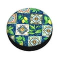 thumbnail image 1 of Fotbe Lemon and Leaves Spare Tire Cover Thickening Universal Fit for Jeep, Trailer, RV, SUV, Truck, Tough Tire Wheel Soft Cover-17 inch, 1 of 9