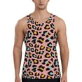 thumbnail image 1 of Fotbe Leopard Pattern Men's Quick Dry Workout Tank Top Gym Muscle Tee Fitness Bodybuilding Sleeveless T Shirt Breathable Workout Shirt-Small, 1 of 9