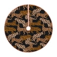 thumbnail image 1 of Fotbe Leopard Print Pattern Christmas Tree Skirt, Tree Skirts Plush Christmas Decorations, Christmas Tree Skirts Xmas Decorations Holiday Party Decor-30", 1 of 6
