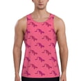 thumbnail image 1 of Fotbe Leopard Print Pattern Men's Quick Dry Workout Tank Top Gym Muscle Tee Fitness Bodybuilding Sleeveless T Shirt Breathable Workout Shirt-Large, 1 of 9