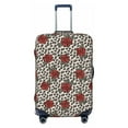 thumbnail image 1 of Fotbe Leopard Print Rose Luggage Cover Protector,Suitcase Protector,Scratch and Dirt Resistant,Fits 18-32 Inch Luggage-Small, 1 of 8