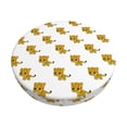 thumbnail image 1 of Fotbe Leopard Print Stool Covers Round,Waterproof Round Bar Stool Covers Bar Chair Covers Washable Stool Cushion Slipcover for 12-14 Inch Chair-13 inch, 1 of 7
