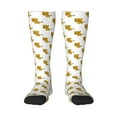 thumbnail image 1 of Fotbe Leopard Print print Women's Men's Novelty Crew Socks Cotton Socks Knee High Socks for Walking,Running,Nurses,Pregnancy, 1 of 9