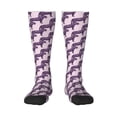 thumbnail image 1 of Fotbe Leopard Print print Women's Men's Novelty Crew Socks Cotton Socks Knee High Socks for Walking,Running,Nurses,Pregnancy, 1 of 9
