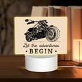 thumbnail image 1 of Fotbe Let The Adventure Begin Pattern Acrylic Night Light Gift with 3 Color ModesTouch-Sensitive LED Lamp Perfect Gift for Mother's Day, Birthday, or Christmas, 1 of 9