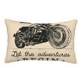 thumbnail image 1 of Fotbe Let The Adventure Begin Pillow Cases - Envelope Closure - Luxury, Extra Soft, Cooling Pillow Covers - Wrinkle, Fade, Stain Resistant-14"x20", 1 of 9