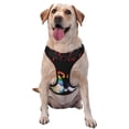 thumbnail image 1 of Fotbe Lgbt Gnome Pattern Dog Harness, No-Pull Pet Harness with 2 Leash Clips, Adjustable Soft Padded Dog Vest with Easy Control Handle for Large Dogs-Medium, 1 of 6