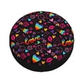 thumbnail image 1 of Fotbe Lgbt Rainbow For Pride Spare Tire Cover Thickening Universal Fit for Jeep, Trailer, RV, SUV, Truck, Tough Tire Wheel Soft Cover-16 inch, 1 of 8