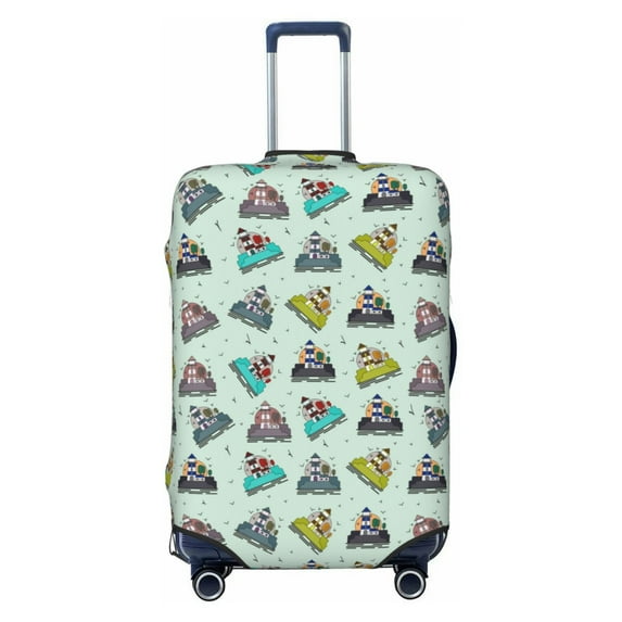 Fotbe Lighthouse Luggage Cover Protector,Suitcase Protector,Scratch and Dirt Resistant,Fits 18-32 Inch Luggage-X-Large