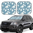 thumbnail image 1 of Fotbe Lilies Flowers 2-Piece Car Windshield Sun Shade | Sun Blocker for Car Windshield | Foldable Automotive Interior Accessories for Sun Protection-Large, 1 of 7