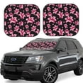 thumbnail image 1 of Fotbe Lilies Flowers 2-Piece Car Windshield Sun Shade | Sun Blocker for Car Windshield | Foldable Automotive Interior Accessories for Sun Protection-Small, 1 of 7