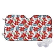 thumbnail image 1 of Fotbe Lilies Flowers Car Windshield Sunshade | Sun Visor Protector Front Window Shade, Keeps Out UV Rays, Keeps Your Vehicle Cool-Small, 1 of 7