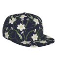 thumbnail image 1 of Fotbe Lilies Flowers Flat Bill Visor Cap Classic Snapback Hat Polyester Foam Trucker Hat Trucker Cap Adjustable Baseball Cap, 1 of 9