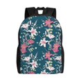 thumbnail image 1 of Fotbe Lilies Flowers Travel Laptop Backpack, Business Slim Sturdy Laptops Backpack, Water Resistant College School Computer Bag Gift for Men & Women Fits 15.6 Inch Notebook, 1 of 8