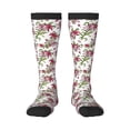 thumbnail image 1 of Fotbe Lilies Flowers print Women's Men's Novelty Crew Socks Cotton Socks Knee High Socks for Walking,Running,Nurses,Pregnancy, 1 of 8