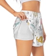 thumbnail image 1 of Fotbe Little Elephant Womens High Waist Running Shorts Athletic Workout Quick Dry Shorts for Women with Pockets Gym Yoga Summer Shorts-X-Large, 1 of 9
