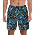 thumbnail image 1 of Fotbe Love Music Men’s Swim Trunks Quick Dry Swim Shorts Board Shorts with Mesh Lining-Small, 1 of 9