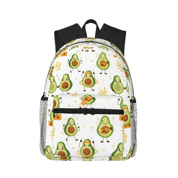 Fotbe Lovely Avocado Lightweight Casual Laptop Backpack for Men and Women, Daily use Waterproof backpack, Backpack for College