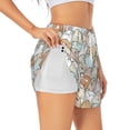 thumbnail image 1 of Fotbe Lovely Bear Womens High Waist Running Shorts Athletic Workout Quick Dry Shorts for Women with Pockets Gym Yoga Summer Shorts-Large, 1 of 9