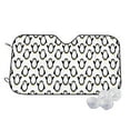 thumbnail image 1 of Fotbe Lovely Penguin Car Windshield Sunshade | Sun Visor Protector Front Window Shade, Keeps Out UV Rays, Keeps Your Vehicle Cool-Medium, 1 of 7