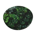 thumbnail image 1 of Fotbe Lush Foliage Green Plant Stool Covers Round,Waterproof Round Bar Stool Covers Bar Chair Covers Washable Stool Cushion Slipcover for 12-14 Inch Chair-12 inch, 1 of 7
