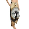 thumbnail image 1 of Fotbe Magnetic Old Compass On World Map Women's Pajama Pants,Sleepwear Pants,Pj Bottoms Drawstring And Pockets-XX-Large, 1 of 7
