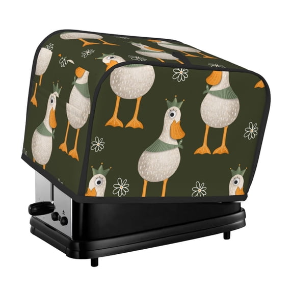 Fotbe Mallard Ducks Wild Birds for Two Slice Toaster Cover, Fingerprint Protector, Super Soft Appliance Cover And Dust Cover,Bread Dust Cover & Fingerprint Protection