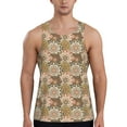 thumbnail image 1 of Fotbe Mandala Pattern Men's Quick Dry Workout Tank Top Gym Muscle Tee Fitness Bodybuilding Sleeveless T Shirt Breathable Workout Shirt-4X-Large, 1 of 9