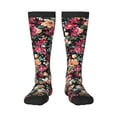 thumbnail image 1 of Fotbe Many Kind Of Flowers print Women's Men's Novelty Crew Socks Cotton Socks Knee High Socks for Walking,Running,Nurses,Pregnancy, 1 of 8
