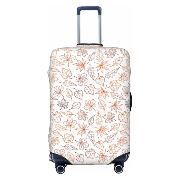 Fotbe Maple Leaves Luggage Cover Protector,Suitcase Protector,Scratch and Dirt Resistant,Fits 18-32 Inch Luggage-Small