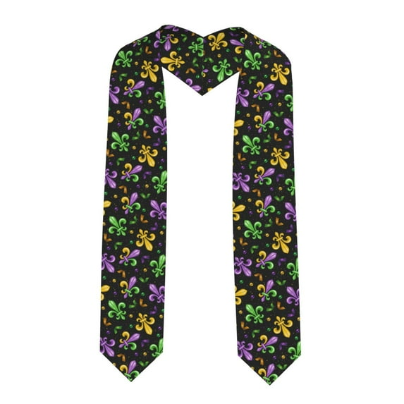 Fotbe Mardi Gras Carnival4 Printed Class of 2024 Graduation Stole