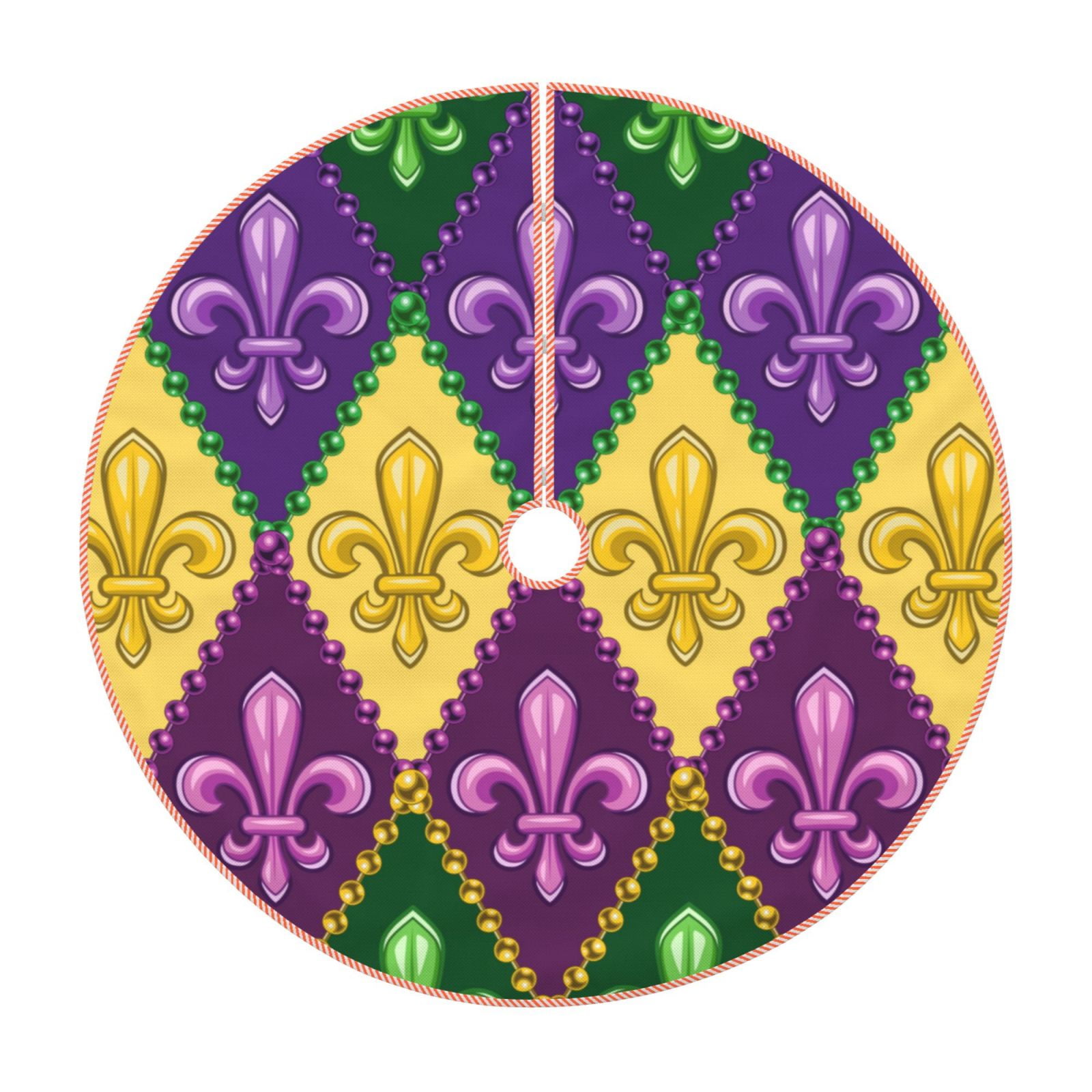 mardi gras tree skirt dillards