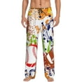 thumbnail image 1 of Fotbe Men'S Ballsclassic Pajama Pants With Elastic Waist And Drawstring Pockets，Pajama Pants Mens Lounge Pants Super Soft, 1 of 9