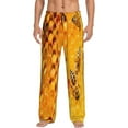 thumbnail image 1 of Fotbe Men'S Bees On Hive Honeycombclassic Pajama Pants With Elastic Waist And Drawstring Pockets，Pajama Pants Mens Lounge Pants Super Soft, 1 of 9