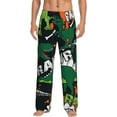 thumbnail image 1 of Fotbe Men'S Dinosaur Skeletonclassic Pajama Pants With Elastic Waist And Drawstring Pockets，Pajama Pants Mens Lounge Pants Super Soft, 1 of 9