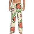 thumbnail image 1 of Fotbe Men'S Frog Hold Strawberryclassic Pajama Pants With Elastic Waist And Drawstring Pockets，Pajama Pants Mens Lounge Pants Super Soft, 1 of 9