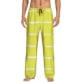 thumbnail image 1 of Fotbe Men'S Gold Pineappleclassic Pajama Pants With Elastic Waist And Drawstring Pockets，Pajama Pants Mens Lounge Pants Super Soft, 1 of 9