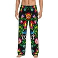 thumbnail image 1 of Fotbe Men'S Roosters And Flowersclassic Pajama Pants With Elastic Waist And Drawstring Pockets，Pajama Pants Mens Lounge Pants Super Soft, 1 of 9