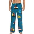 thumbnail image 1 of Fotbe Men'S Transportations With Buildingsclassic Pajama Pants With Elastic Waist And Drawstring Pockets，Pajama Pants Mens Lounge Pants Super Soft, 1 of 9
