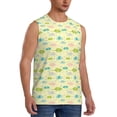 thumbnail image 1 of Fotbe Men's Armadillo Floral Print Men's Sleeveless Muscle Tank Tops Casual T-Shirts for Gym Workout Beach-XX-Large, 1 of 8